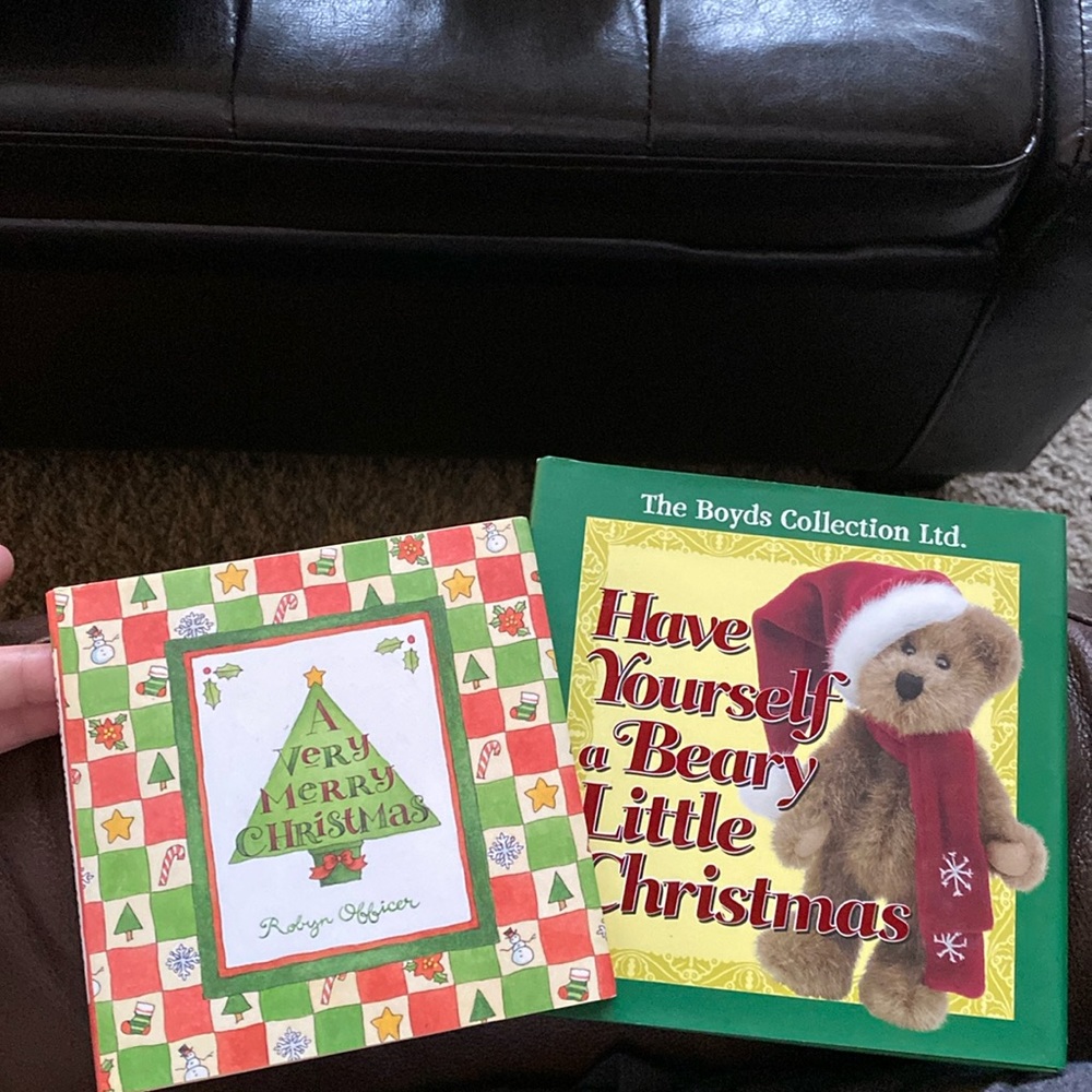 Two Christmas gift books